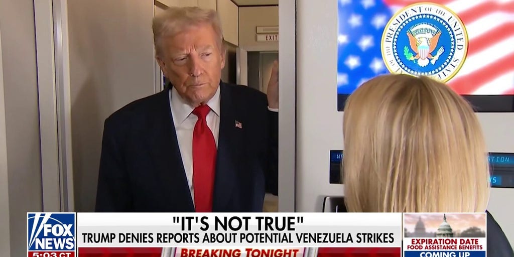 Trump counters reports of possible Venezuela strikes
