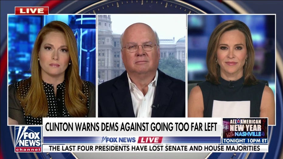 Karl Rove: Hillary Clinton is 'absolutely right' in her warning to Democrats