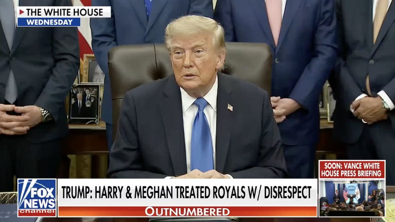 President Trump: I wouldn’t have taken Harry and Meghan back