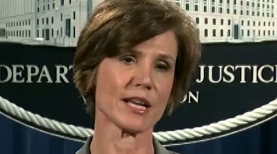 Former Deputy AG Sally Yates testifies on Capitol Hill