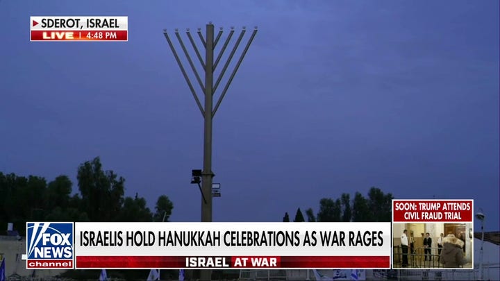 Israelis hold Hanukkah celebrations as war rages
