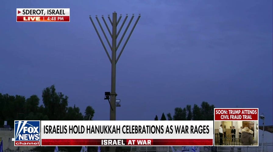 Israelis hold Hanukkah celebrations as war rages
