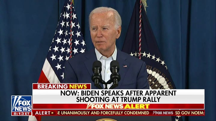 President Biden responds to apparent Trump shooting