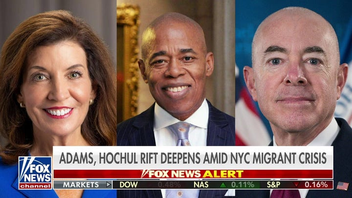 Blame game between Democrats over NYC migrant influx