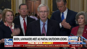 Lawmakers meet with Biden as potential government shutdown looms