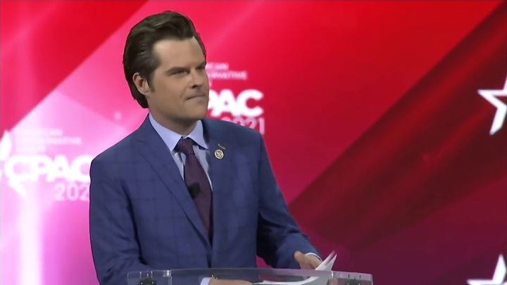 Gaetz slams Cuomo, GOP establishment at CPAC