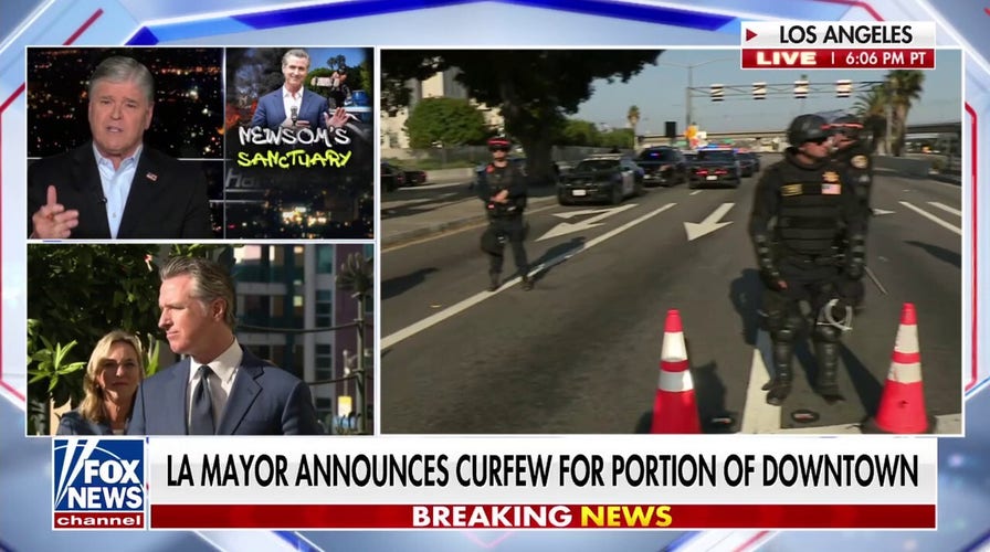 Sean Hannity calls out Democrats’ ‘totally bizarre, completely dishonest’ response to anti-ICE riots