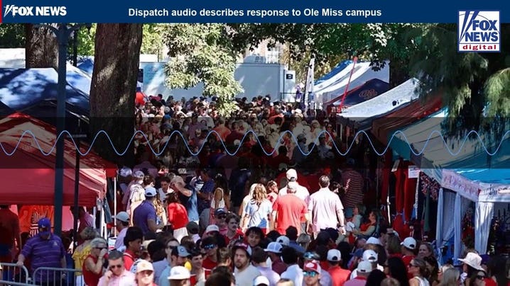 Dispatch audio describes the response to a possible overdose at Ole Miss