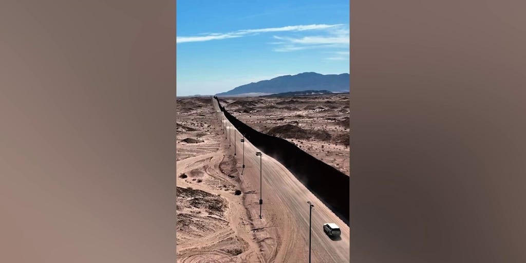 Exclusive video from southern border wall as Trump ramps up construction