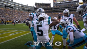 Rico Dowdle punches in his second TD of the game, extending Panthers' lead over Packers | NFL Highlights