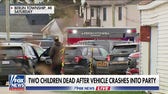 Two children dead after suspected drunk driver crashes into birthday party