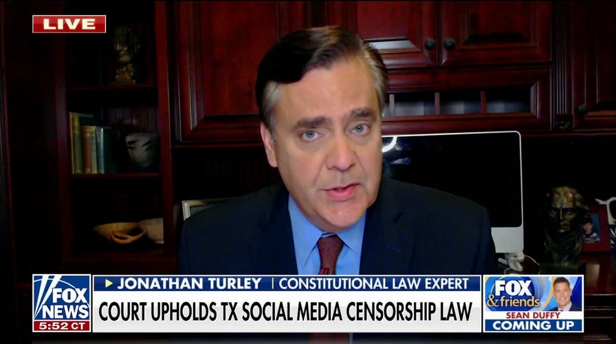 Turley: 'Enormously important case' over social media censorship