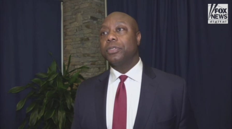 Sen. Tim Scott explains endorsement of former President Trump