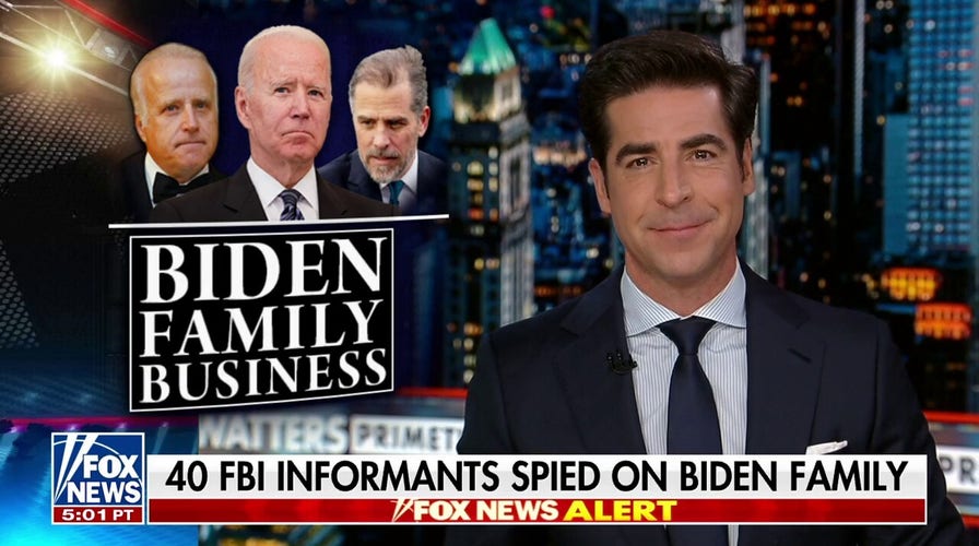  Jesse Watters: The FBI knows all of Joe Biden's dirty laundry 