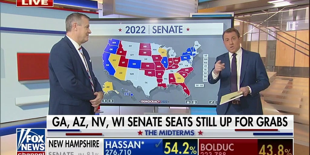 Senate seats in four battleground states hang in the balance as parties