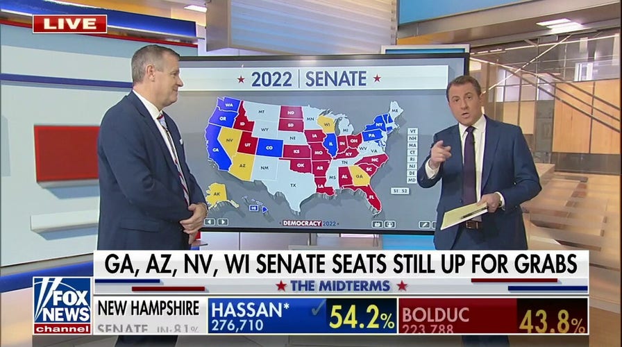 Senate seats in four battleground states hang in the balance as parties vie for control of Congress