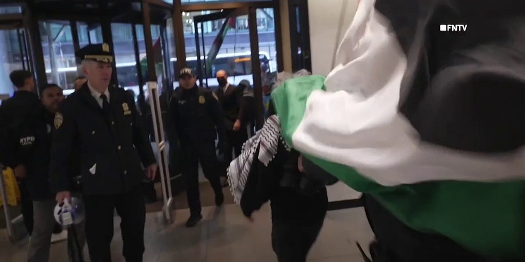 Pro-Palestinian agitators storm NYC business on Black Friday