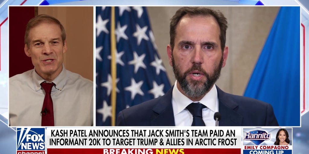 The big question for Jack Smith is 'why': Rep. Jim Jordan