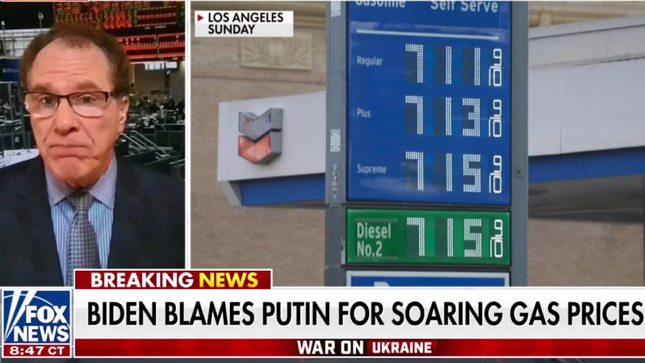 Biden blaming high gas prices on Russia is cynical and disgraceful