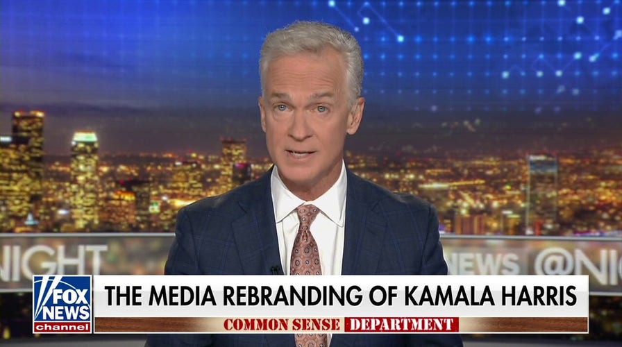 The media is trying to take Kamala from ‘cackling cringe’ to ‘hip and cool’: Trace Gallagher