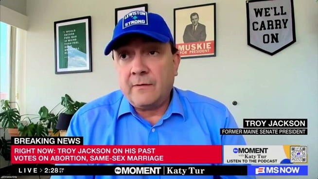 Possible Platner replacement confronted with voter saying he'd vote for Collins over him