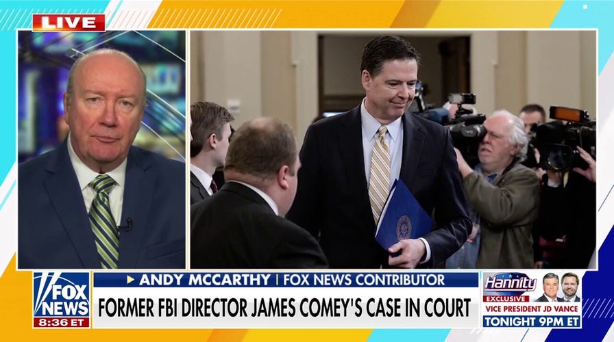 Comey, Letitia James assertion Trump-appointed authoritative serving illegally