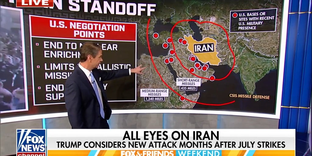Trump considers new Iran attack months after July strikes, protests ignite
