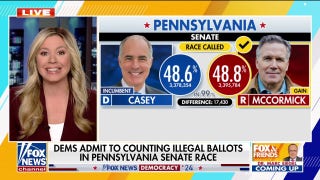 Pennsylvania Democrats slammed for counting illegal ballots in Senate race: Unbelievably 'brazen'  - Fox News