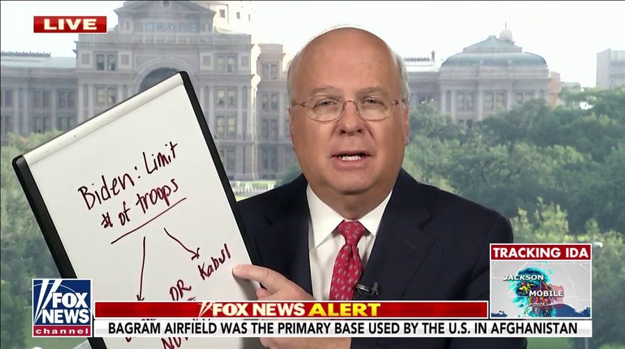 Karl Rove: Biden’s decision to ‘limit number of troops’ in Afghanistan led to Bagram closing