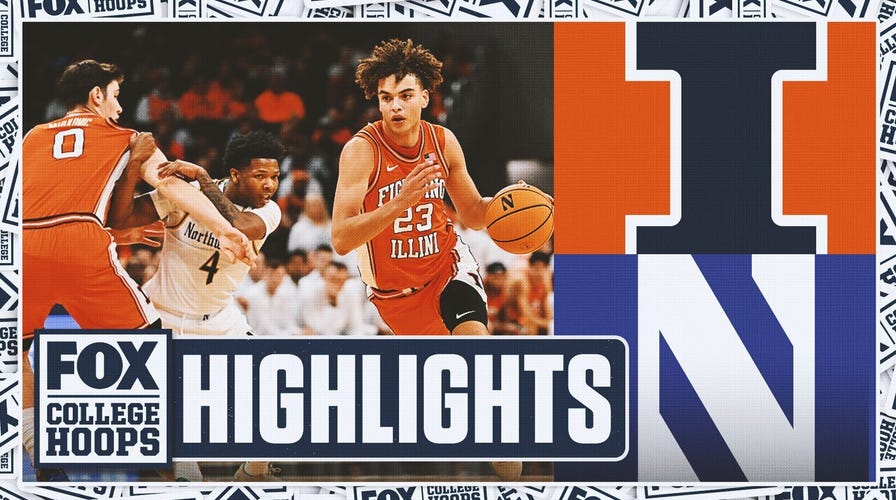 No. 13 Illinois Fighting Illini vs. Northwestern Wildcats Highlights 🏀 FOX College Hoops