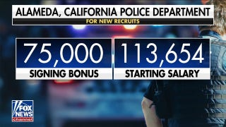 Police departments offering large signing bonuses to combat staffing shortages - Fox News