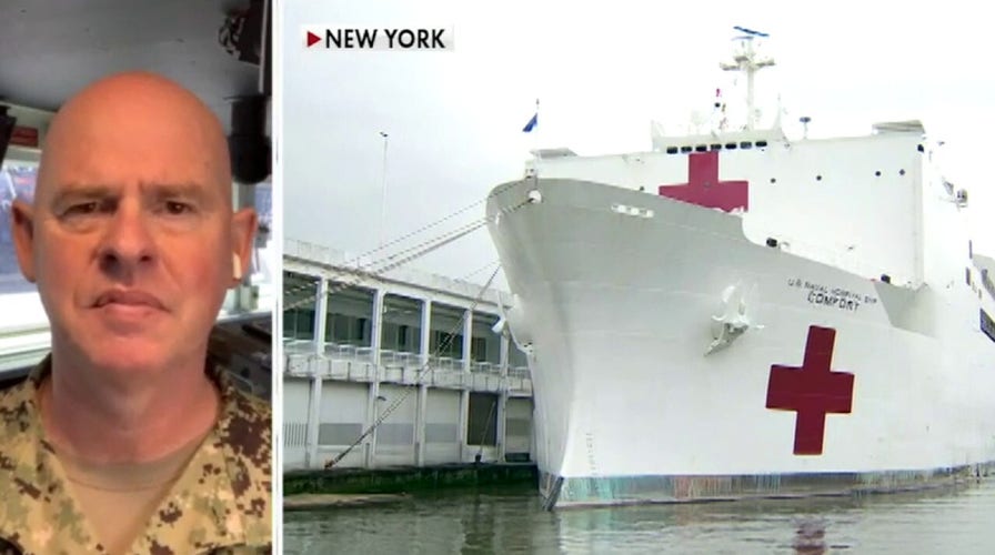 USNS Comfort Capt. Patrick Ambersbach on treating COVID-19 patients in New York