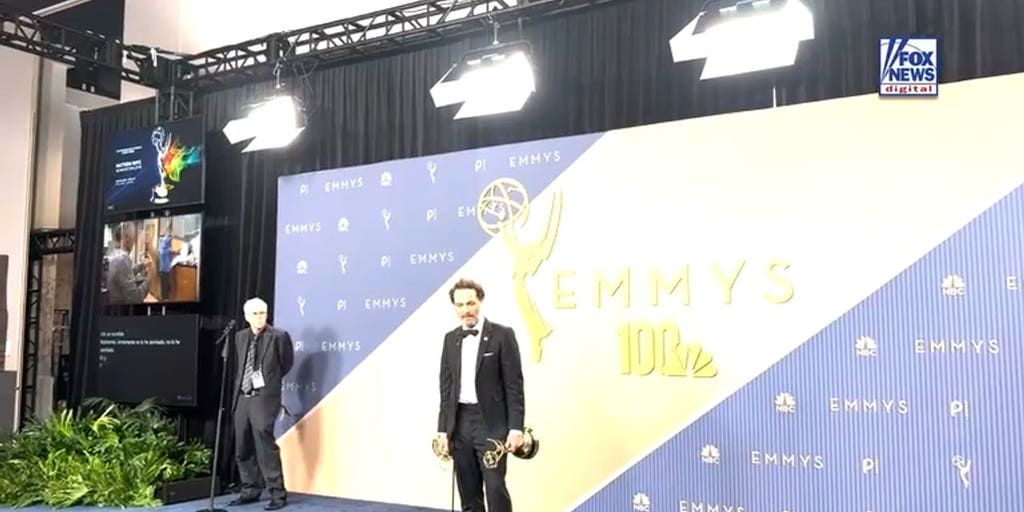 'Widow's Bay' star Matthew Rhys talks making Emmy Awards history, shares celebration plans