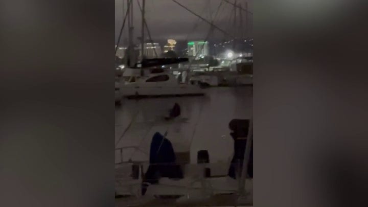 Pirates caught on video footage attempting to rob yacht