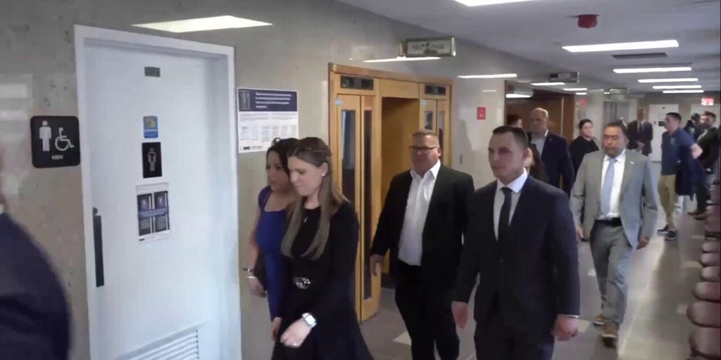 NYPD Officer Jonathan Diller’s widow attends Guy Rivera's murder trial