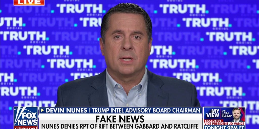 Nunes speaks on report of rift between Gabbard, Ratcliffe