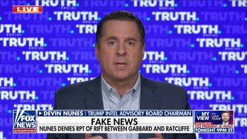 Nunes speaks on report of rift between Gabbard, Ratcliffe