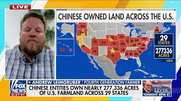 Farmer says China buying US land is a ‘national security’ issue