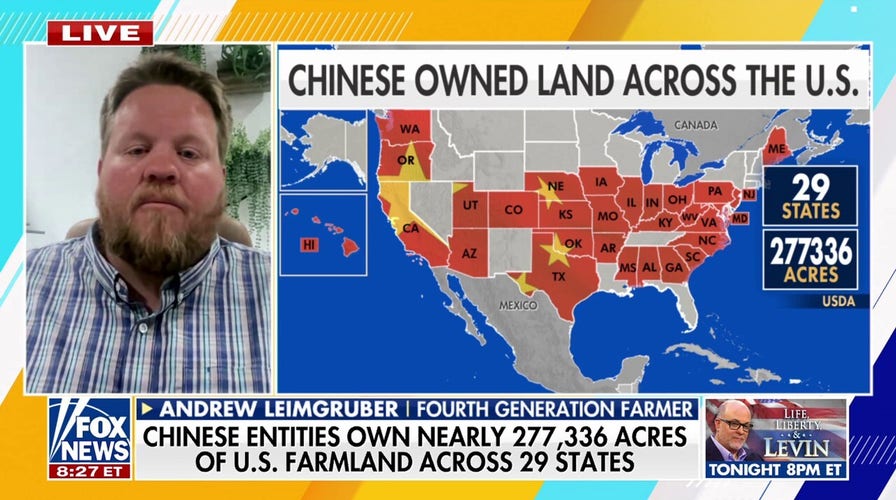 Farmer says China buying US land is a ‘national security’ issue