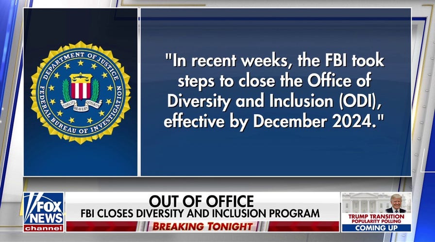 Why did the FBI close its diversity and inclusion office?