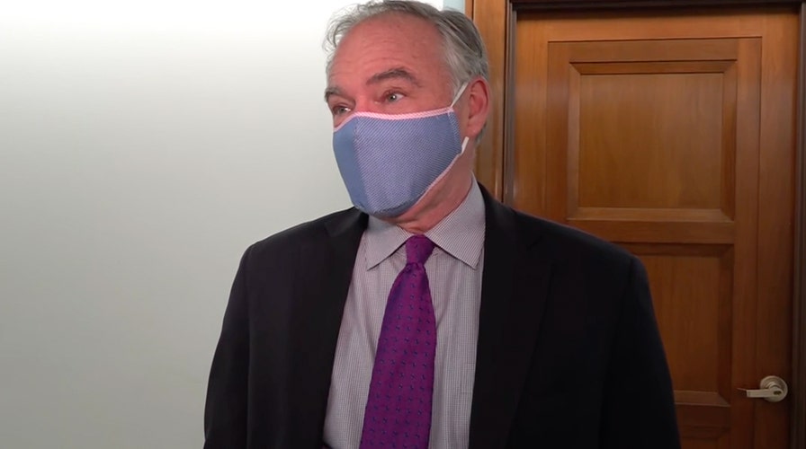 Sen. Tim Kaine reacts to Rep. Tlaib's 'No more policing' tweet