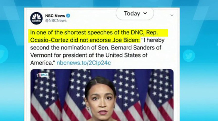 AOC rips NBC for bad tweet