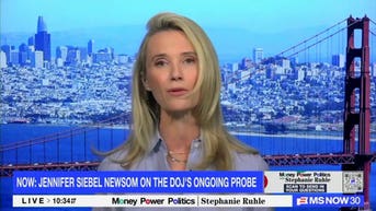 Newsom's wife dodges on whether he's planning on running for president