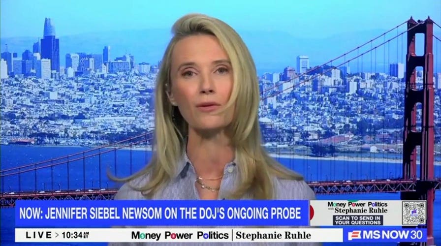 Newsom's wife dodges on whether he's planning on running for president