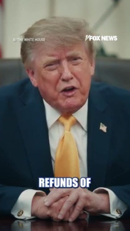 Trump announces $500 Obamacare rebate checks