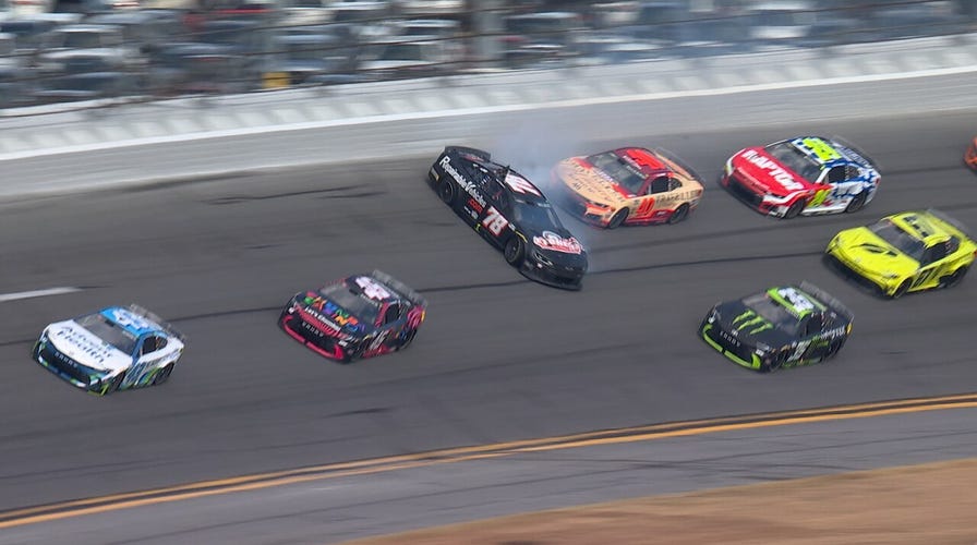 BJ McLeod spins and wrecks on lap 5 at 2026 Daytona 500 | NASCAR on FOX