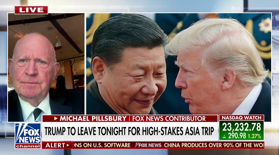 President Trump set to depart on trip to Asia