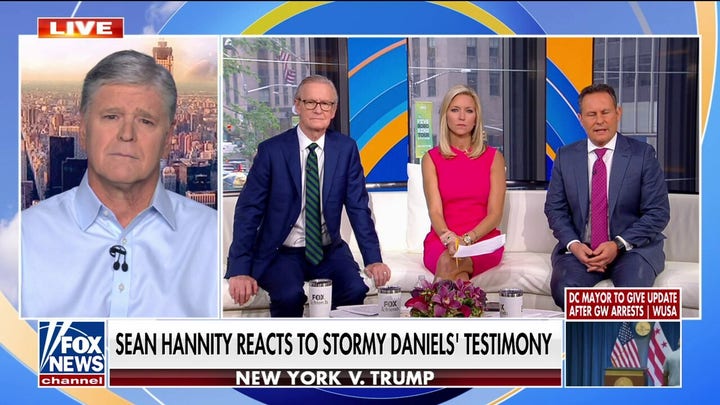 Hannity: Stormy Daniels in court to 'humiliate and embarrass' Trump