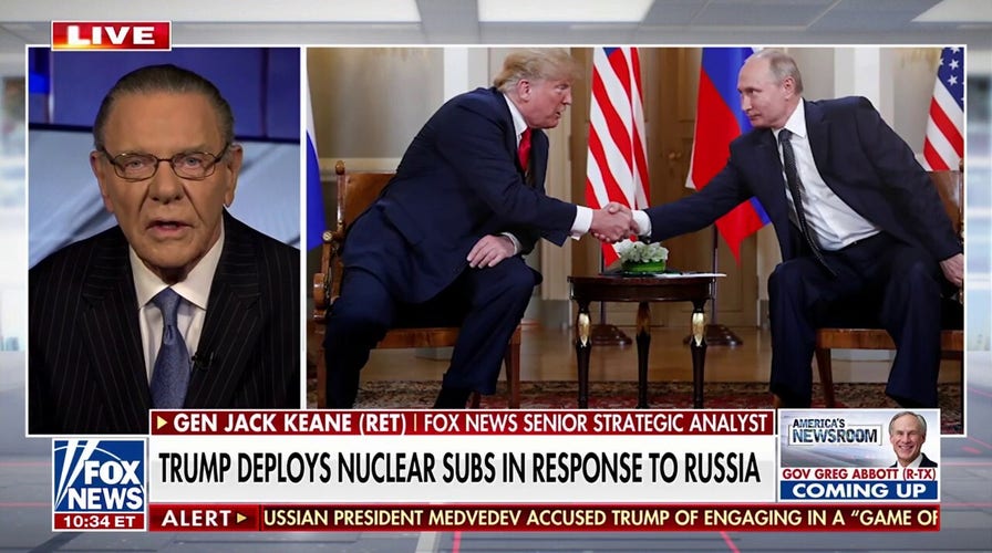 Trump will not submit to Putin's 'psychological warfare' like Biden did: Gen. Jack Keane 