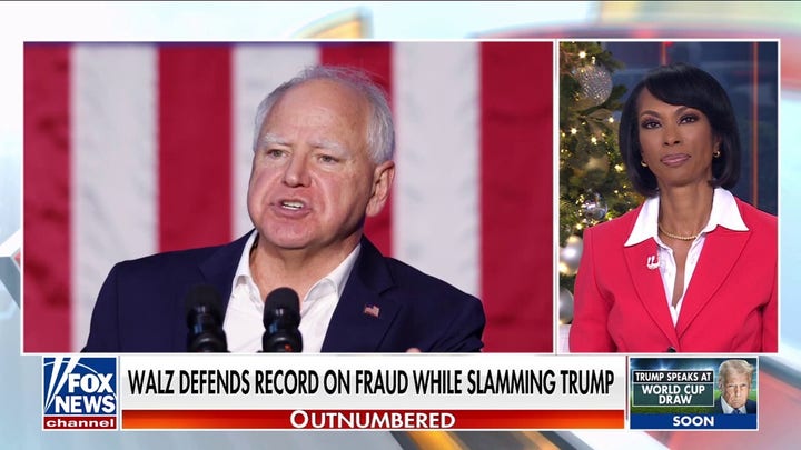 Tim Walz defends record on fraud while slamming Trump
